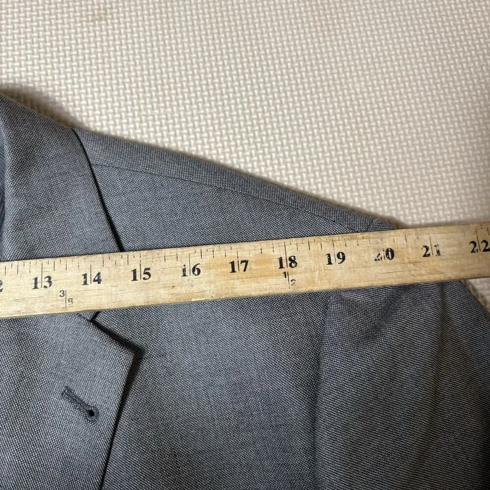 Turnbury Men’s Sport coat Blazer 52R Silk Wool 2 Button Classic Fit